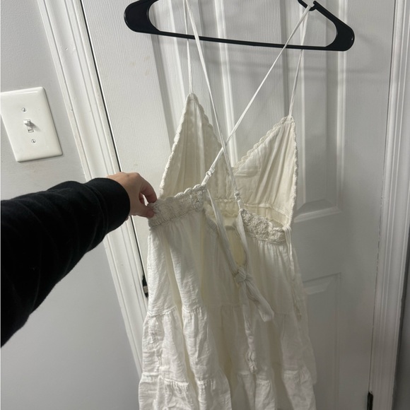 Aerie size large White Crochet Top Dress - Picture 4 of 8